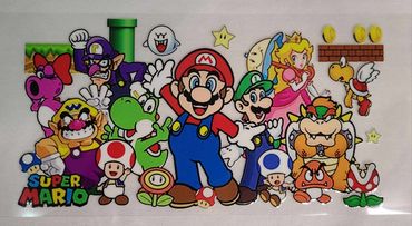 Uv Dtf Cup Wrap Mario Friends 6030