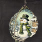 10" Christmas Snowman Wind Spinner