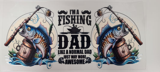 Uv Dtf Cup Wrap Fishing Dad 56