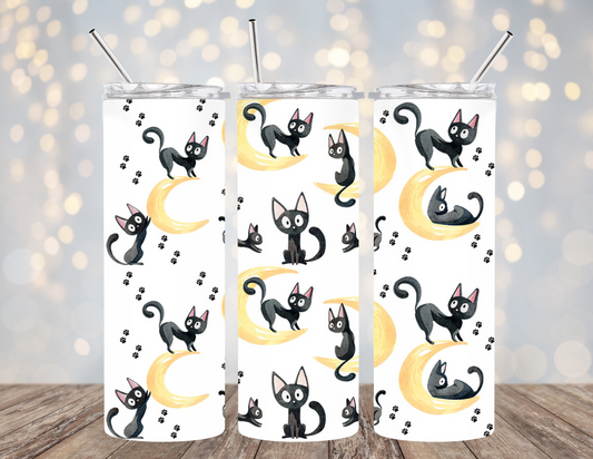 UVDTF 20 oz Cup Wrap Cat with Moons 2067