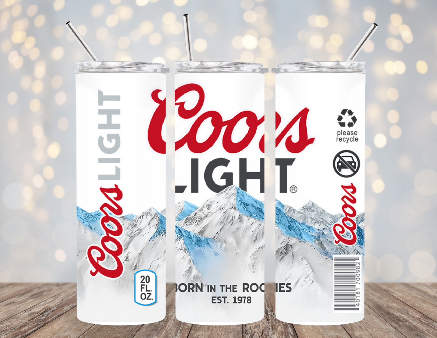 UVDTF 20 oz Cup Wrap Mountain Beer 2072