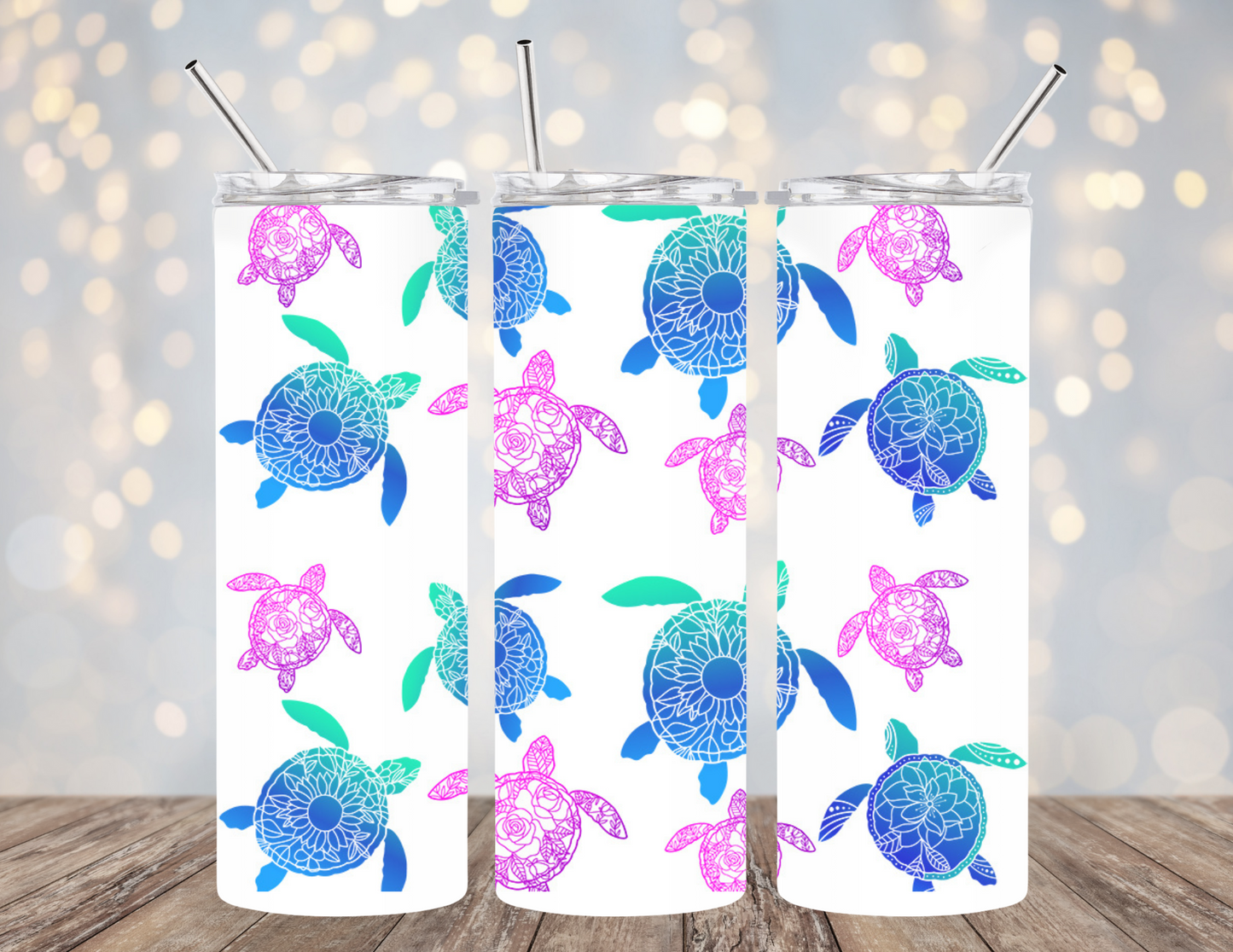 UVDTF 20 oz Cup Wrap Sea Turtles 2109