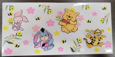 Uv Dtf Cup Wrap Baby Pooh Friends 6048