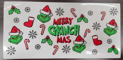 Uv Dtf Cup Wrap Merry Grinch Mas 6053