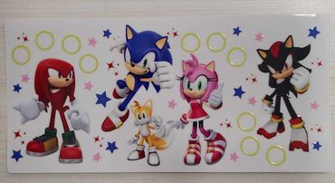 Uv Dtf Cup Wrap Sonic Friends 6061