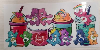 UV DTF Cup Wrap Bears with Bellies Drinks 6066