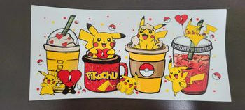 Uv Dtf Cup Wrap Pikachu 6001