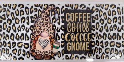 UV DTF  16 oz Cup Wrap Coffee Gnome 379