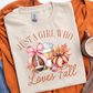 Short Sleeve T-Shirt Just a Girl Who Loves Fall