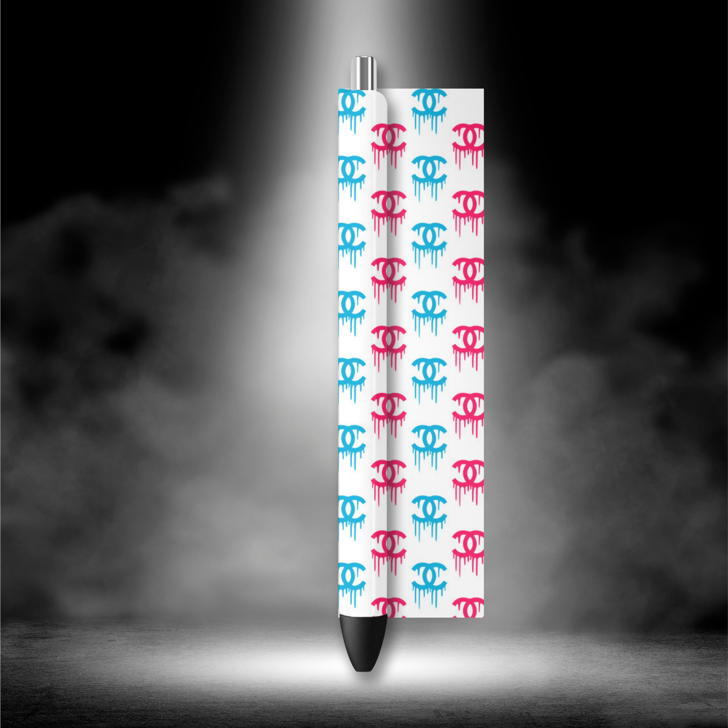 UVDTF Pen Wrap Blue and Pink Designer 8009