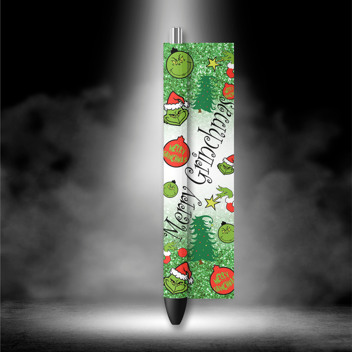 UVDTF Pen Wrap Merry Grinchmas Green 8000