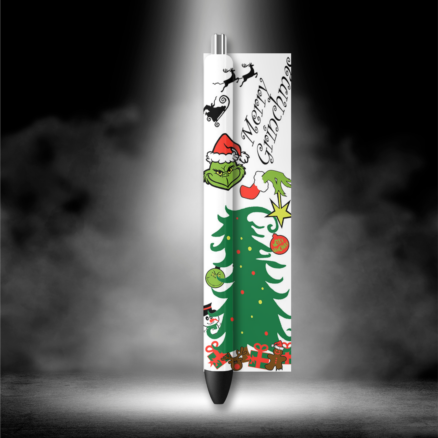 UVDTF Pen Wrap Merry Grinchmas Tree 8004