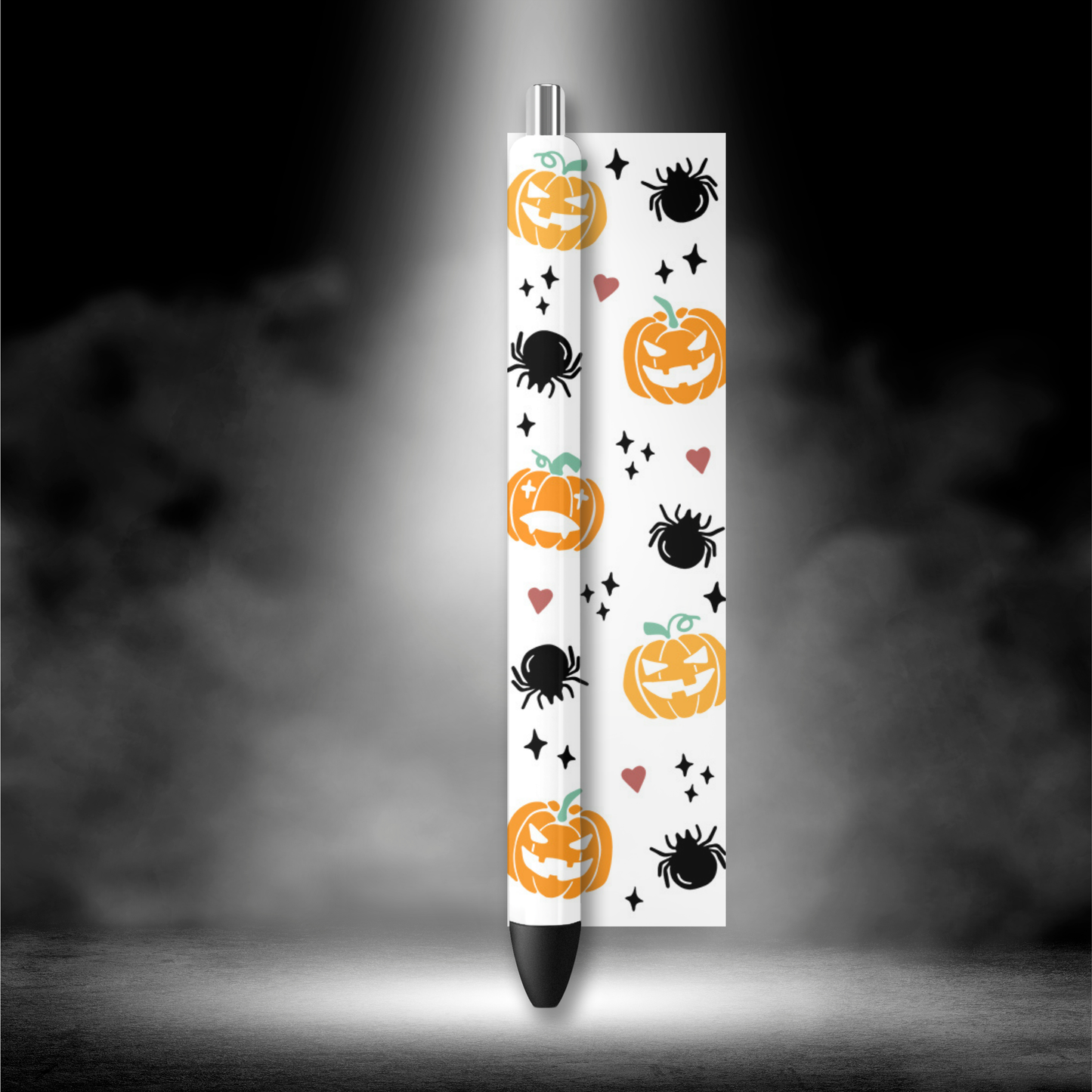 UVDTF Pen Wrap Pumpkins with spiders 8052