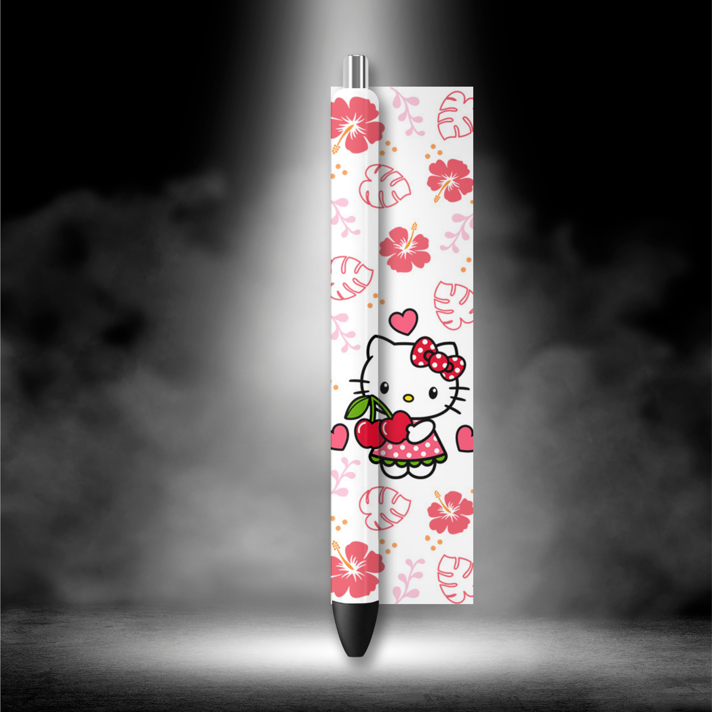 UVDTF Pen Wrap Hawaiian Kitty 8045