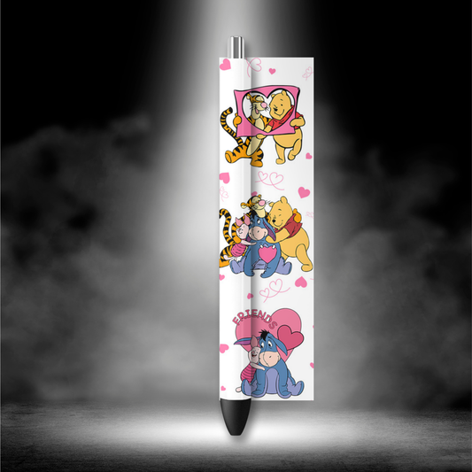 UVDTF Pen Wrap Tiger friend Love 8062