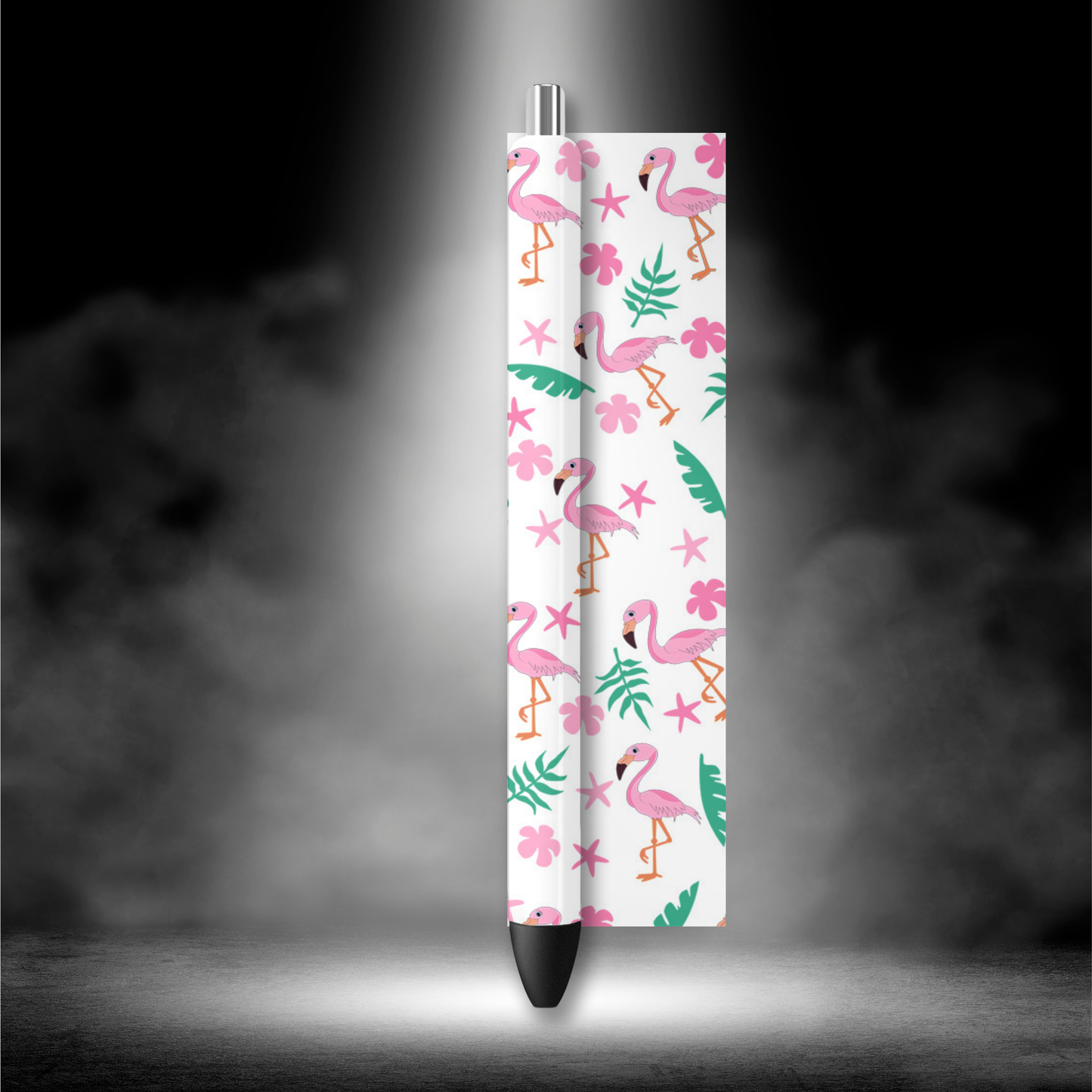 UVDTF Pen Wrap Flamingos 8039