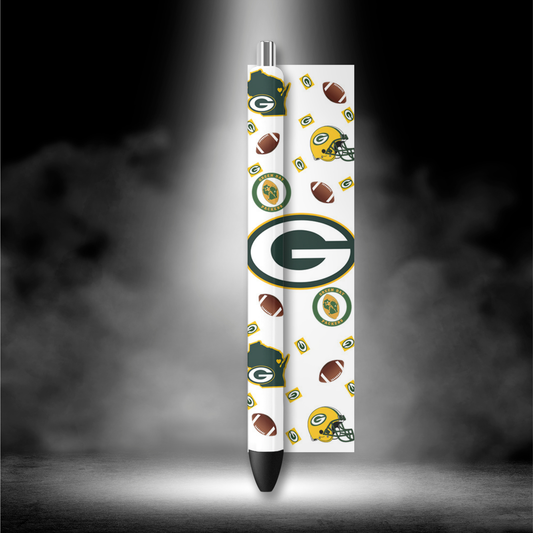 UVDTF Pen Wrap Green Football 8012