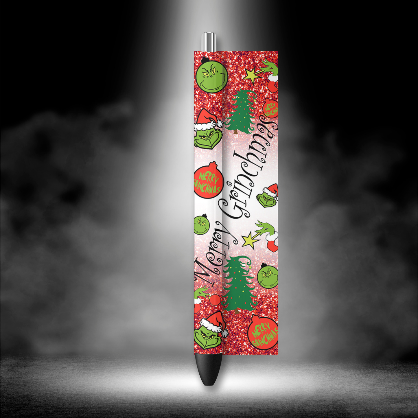 UVDTF Pen Wrap Merry Grinchmas Red 8001