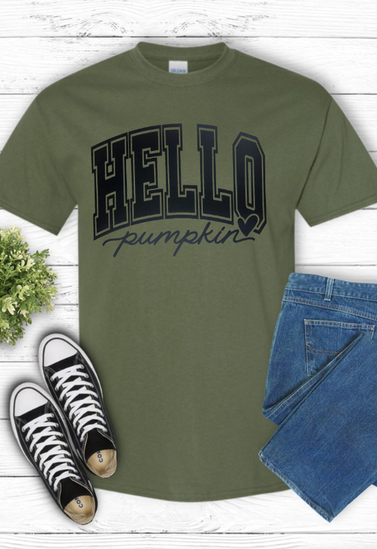 Short Sleeve T-Shirt Hello Pumpkin