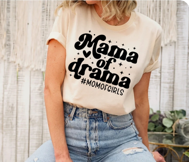 Short Sleeve T-Shirt Mama of Drama 1110