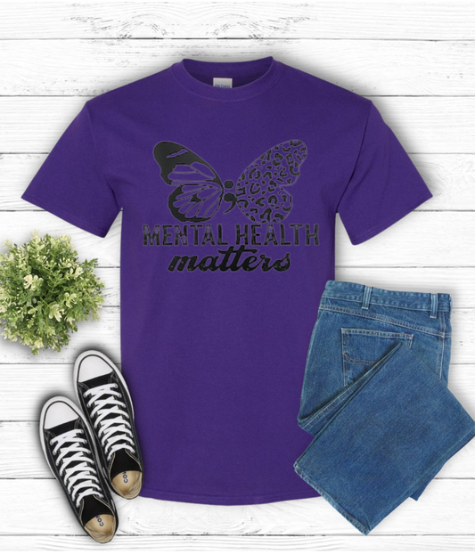 Short Sleeve T-Shirt Mental Health Matters 1187