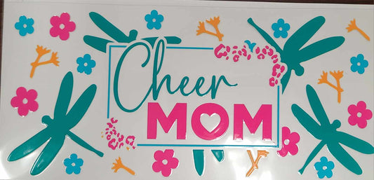 Uv Dtf Cup Wrap Cheer Mom 186