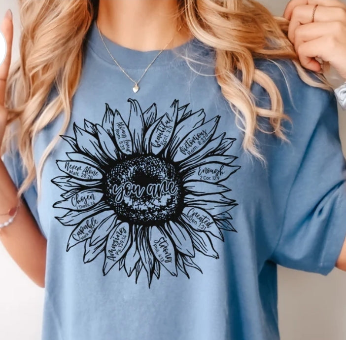 Short Sleeve T-Shirt You Are Sunflower 886