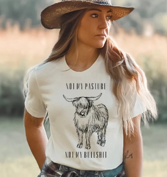 Short Sleeve T-Shirt Not my pasture 803