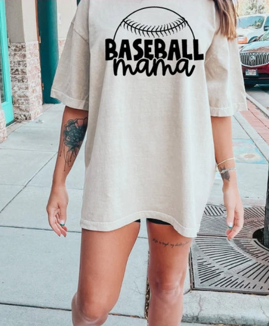 Short Sleeve T-Shirt Baseball Mama 910