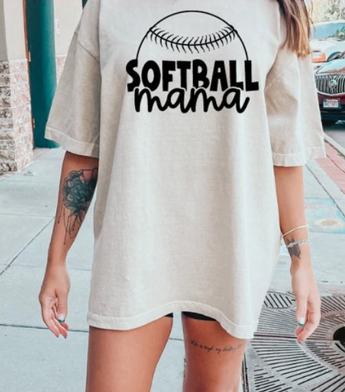 Short Sleeve T-Shirt Softball Mama 908