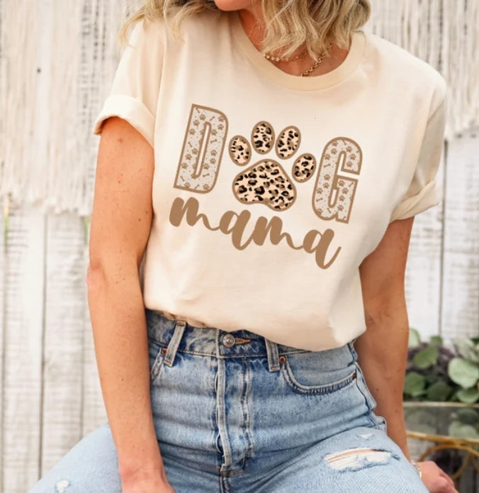 Short Sleeve T-Shirt Dog Mama 915