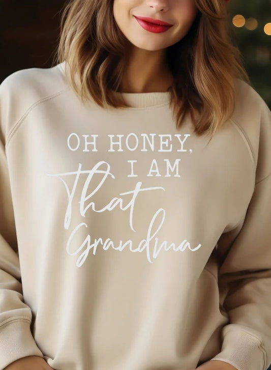 Short Sleeve T-Shirt Oh Honey I am THAT grandma 1084