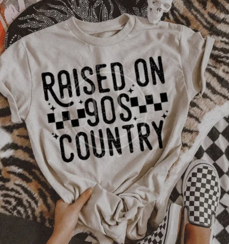 Short Sleeve T-Shirt Raised on 90's Country 950