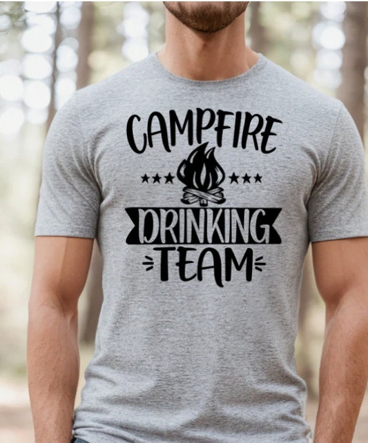 Short Sleeve T-Shirt Campfire Drinking Team 868