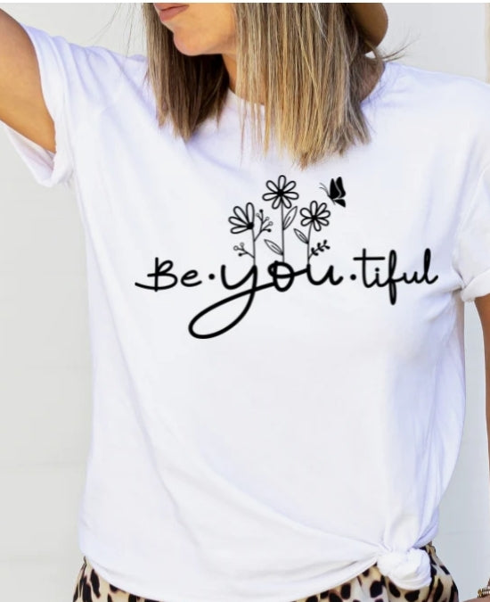 Short Sleeve T-Shirt Be YOU tiful 978