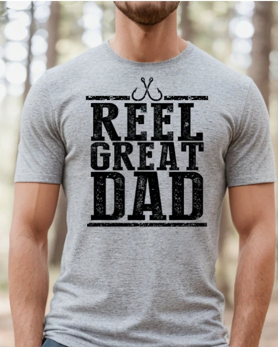 Short Sleeve T-Shirt Reel Great Dad 848