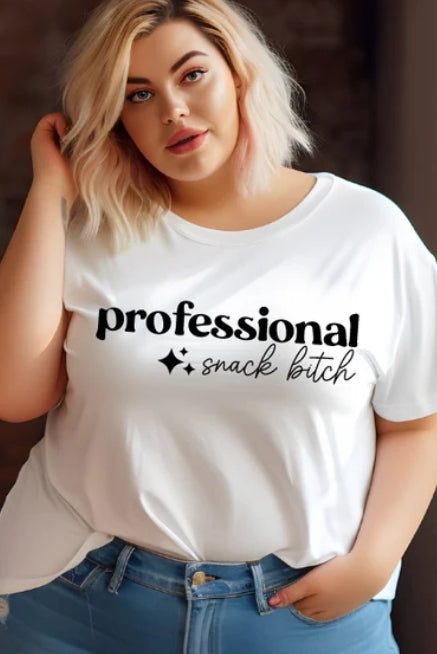 Short Sleeve T-Shirt Professional Snack B!tch 871