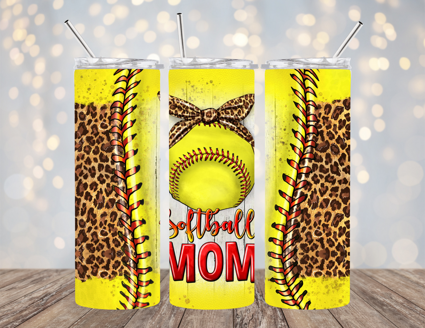 20 Oz Tumbler Softball Mom #2