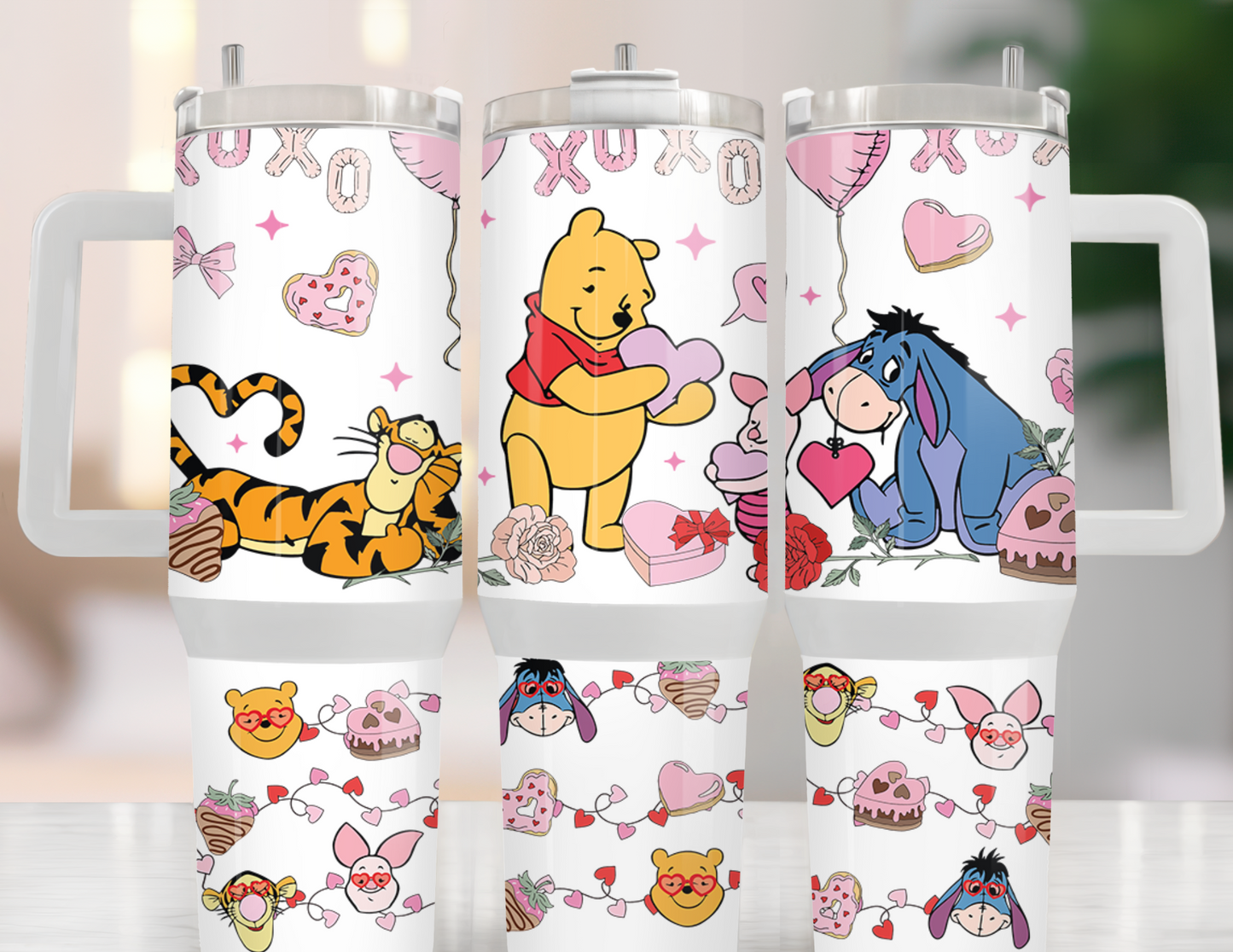 UVDTF 40 oz Cup Wrap Pooh Friends 3000