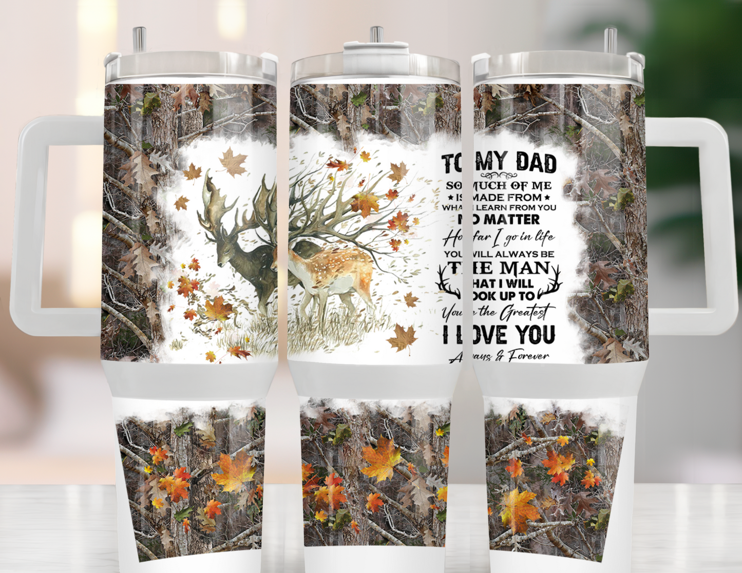 UVDTF 40 oz Cup Wrap Dad 3009