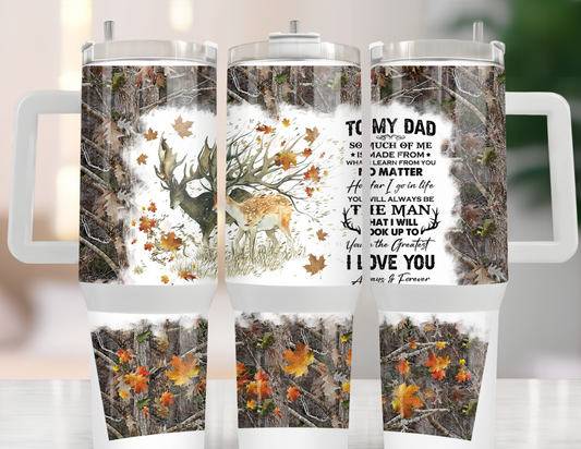 UVDTF 40 oz Cup Wrap Dad 3009