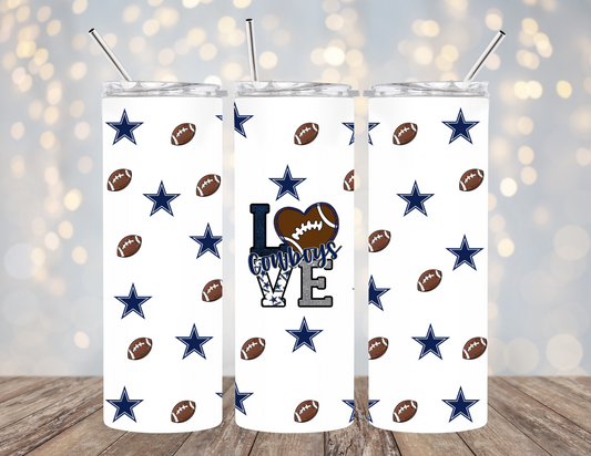 UVDTF 20 oz Cup Wrap Football 2039