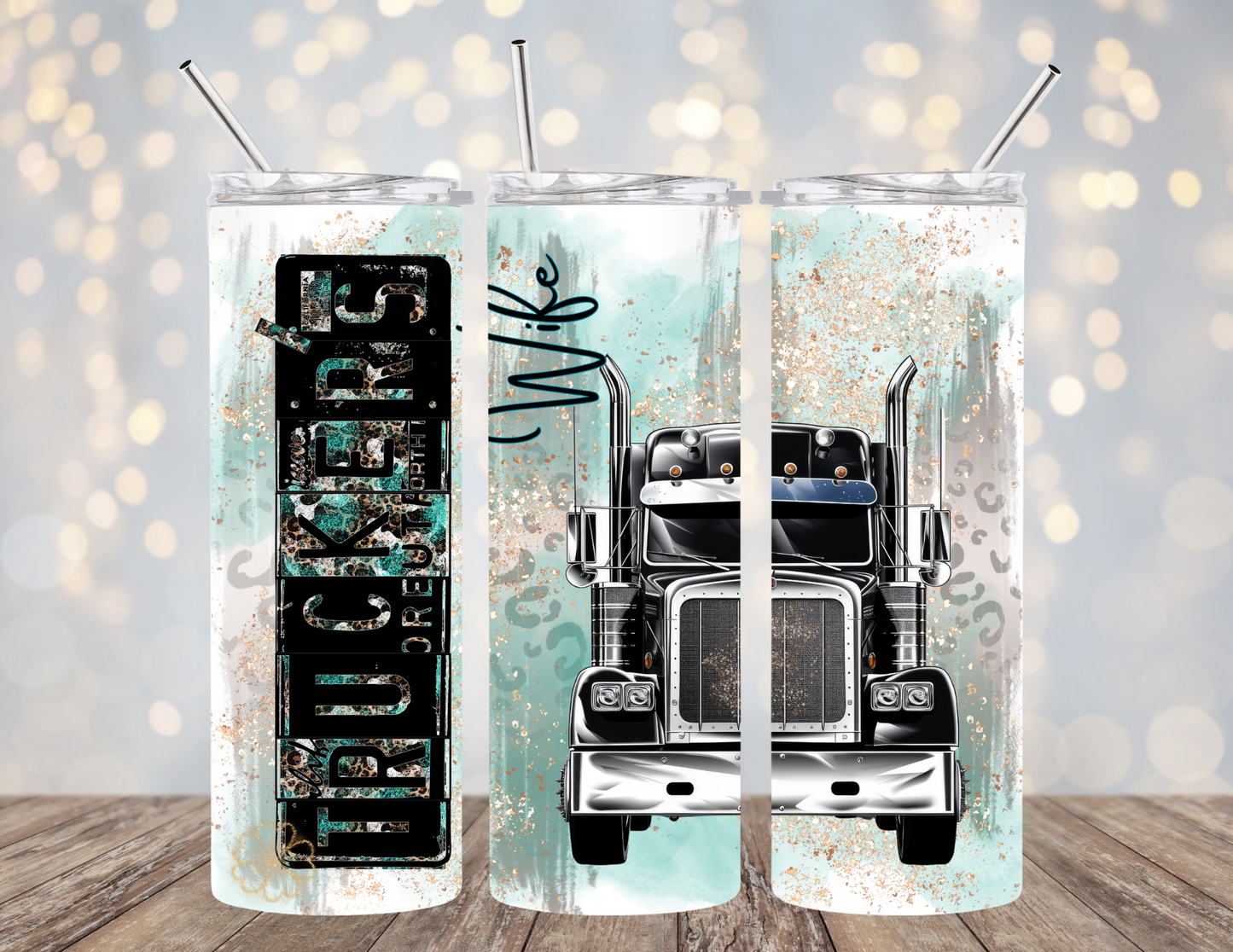 20 Oz Tumbler Truckers Wife