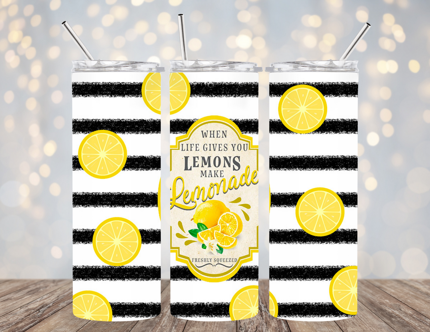 UVDTF 20 oz Cup Wrap When Life Gives You Lemons 2024