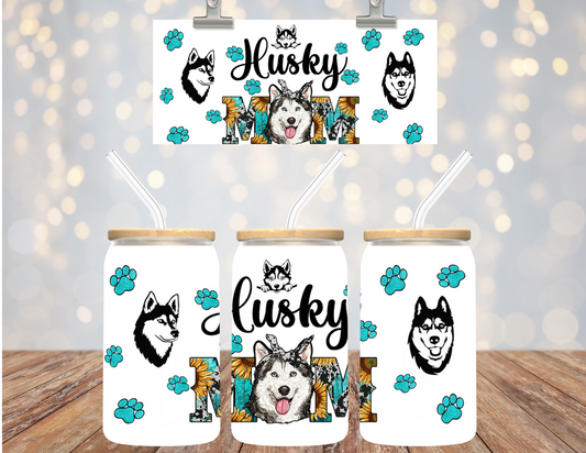 Uv Dtf Cup Wrap Husky Mom 551