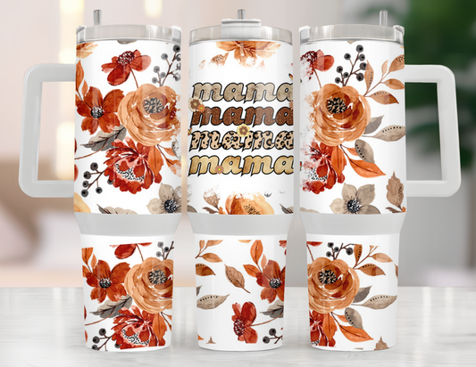 UVDTF 40 oz Cup Wrap Mama Floral 3021