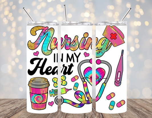 UVDTF 20 oz Cup Wrap Nursing in my heart 2132