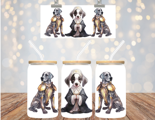 Uv Dtf Cup Wrap Religious Dog with guards 540