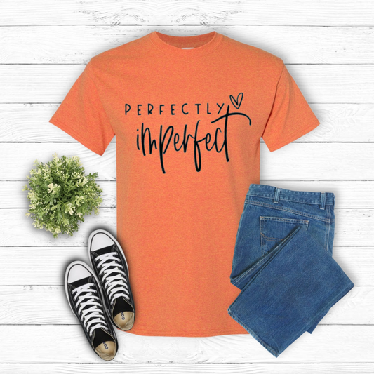 Short Sleeve T-Shirt Perfectly imperfect Heart 1102