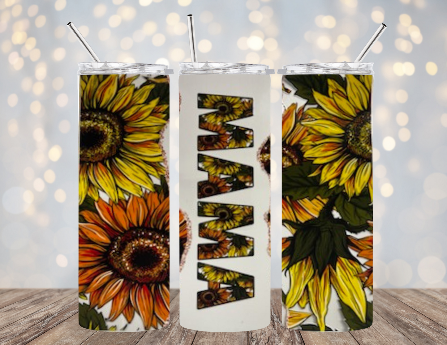 UVDTF 20 oz Cup Wrap Mama with Sunflowers 2114